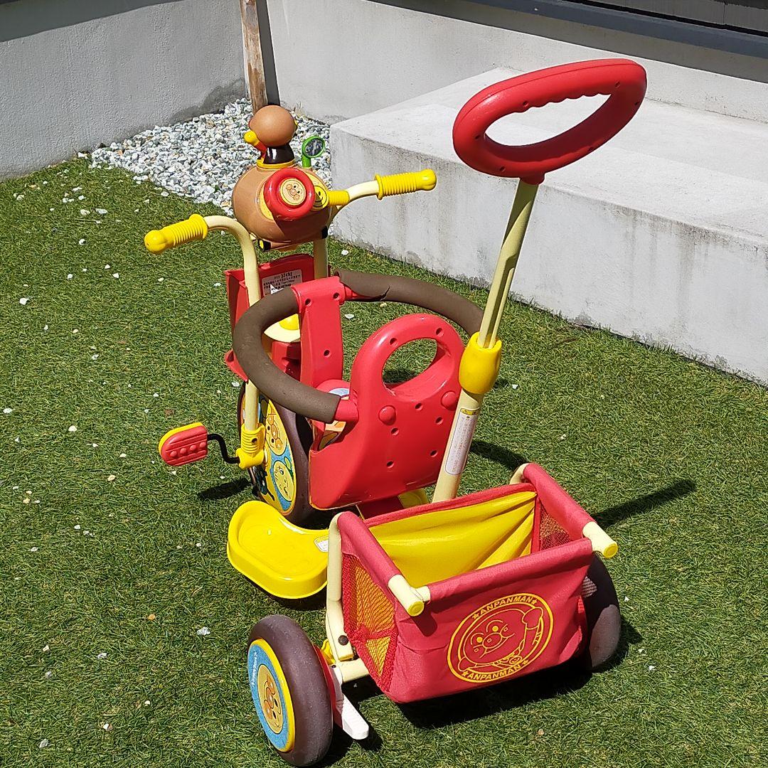 アンパンマン 三輪車 わくわくアンパンマンごうピース 取説付き - メルカリ