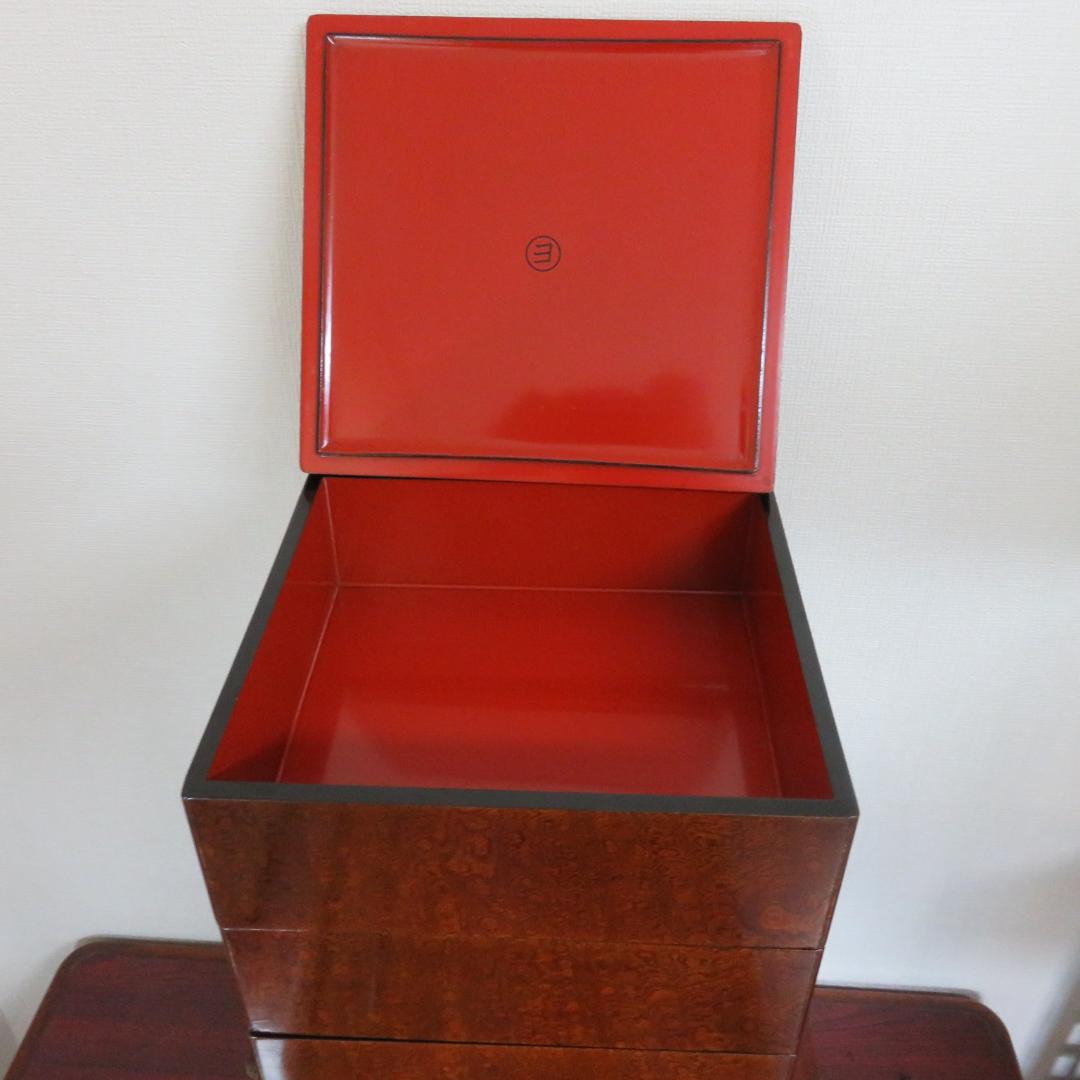 重箱 明治前後 最上級 塗物 漆器 共箱つき
