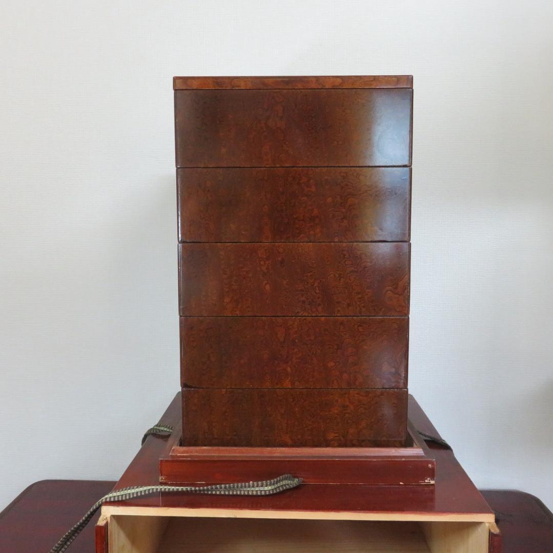 重箱 明治前後 最上級 塗物 漆器 共箱つき