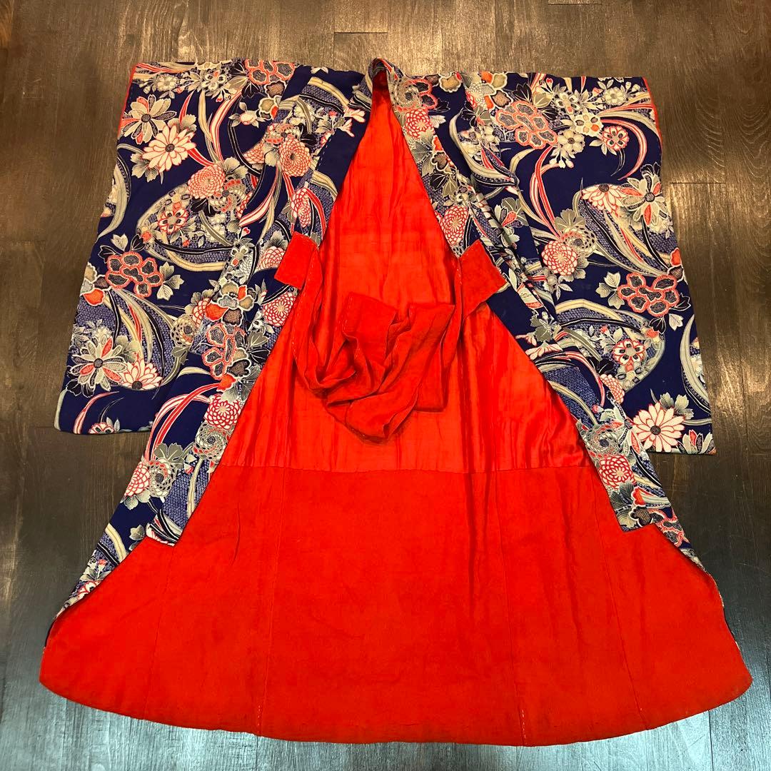 専用 お着物のみ アンティーク 逸品 七五三 三歳 着物 被布