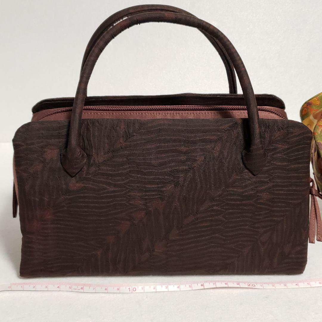 (8942)利休バッグ 2点 まとめ売り 和装用 あおりバッグ 着物 小物