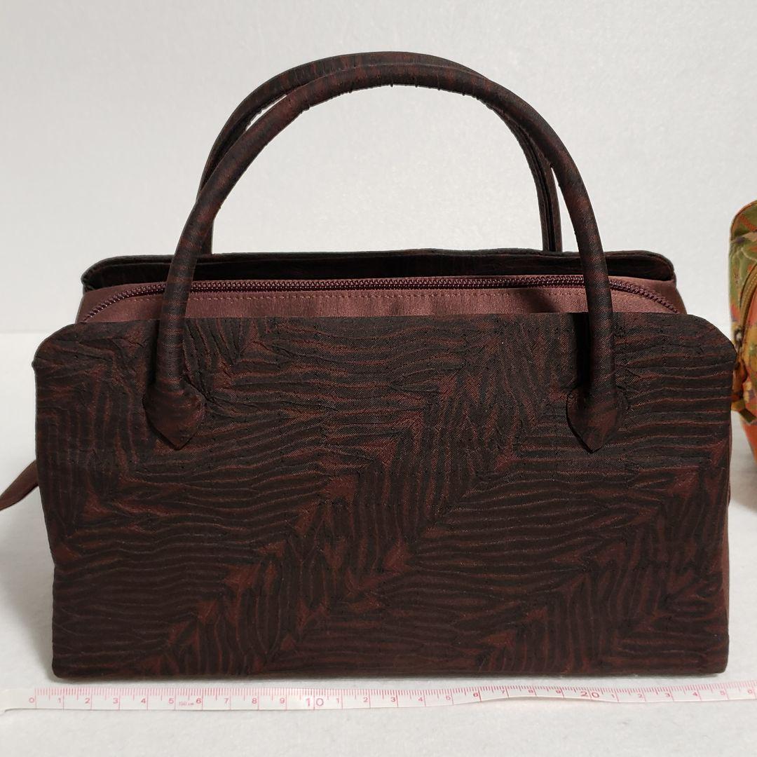 (8942)利休バッグ 2点 まとめ売り 和装用 あおりバッグ 着物 小物