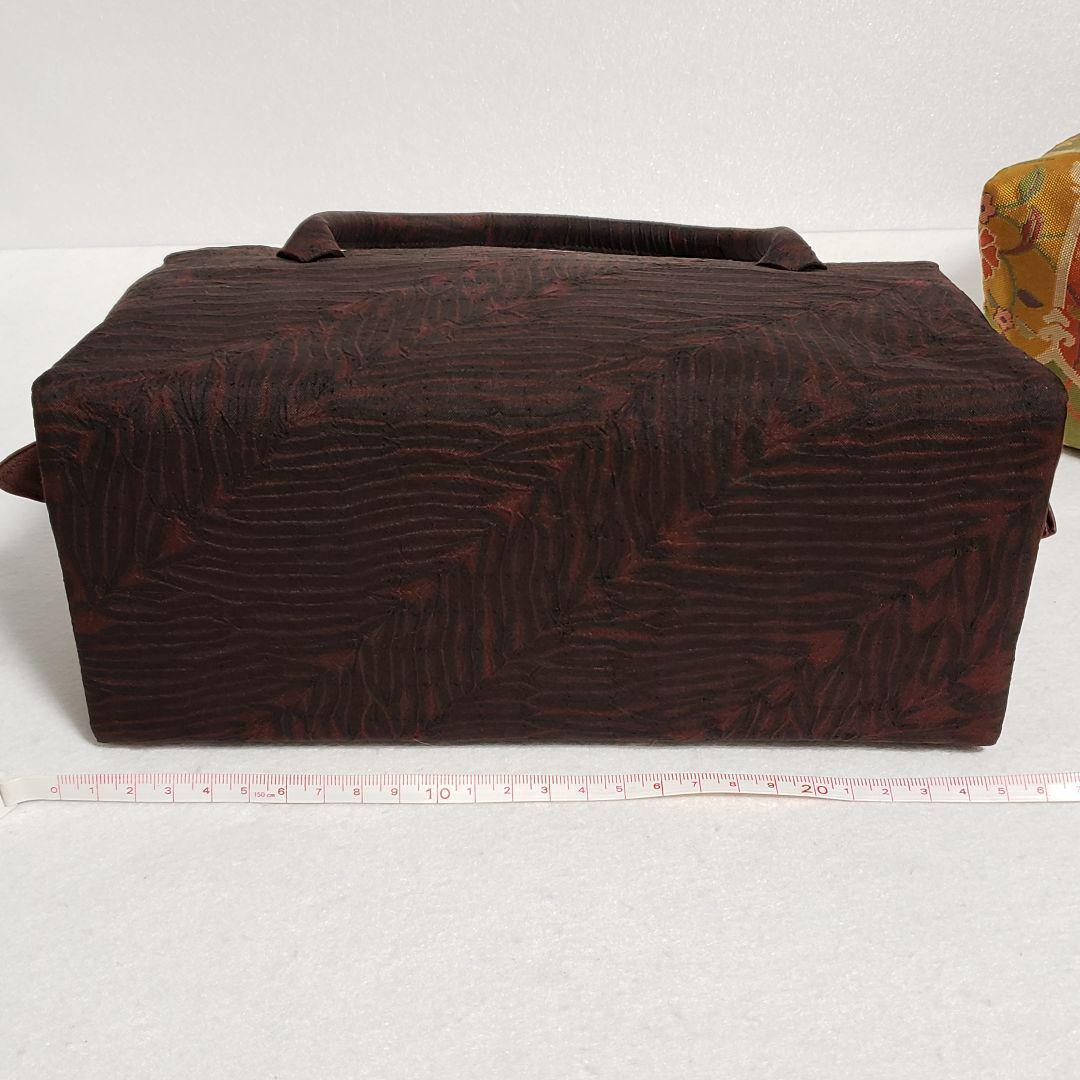 (8942)利休バッグ 2点 まとめ売り 和装用 あおりバッグ 着物 小物