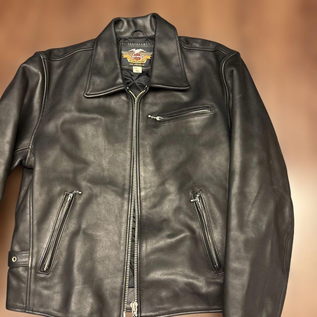 ハーレーダビッドソン ライダースジャケット 注文 ハーレーダビッドソン ライダースジャケット レザージャケット L