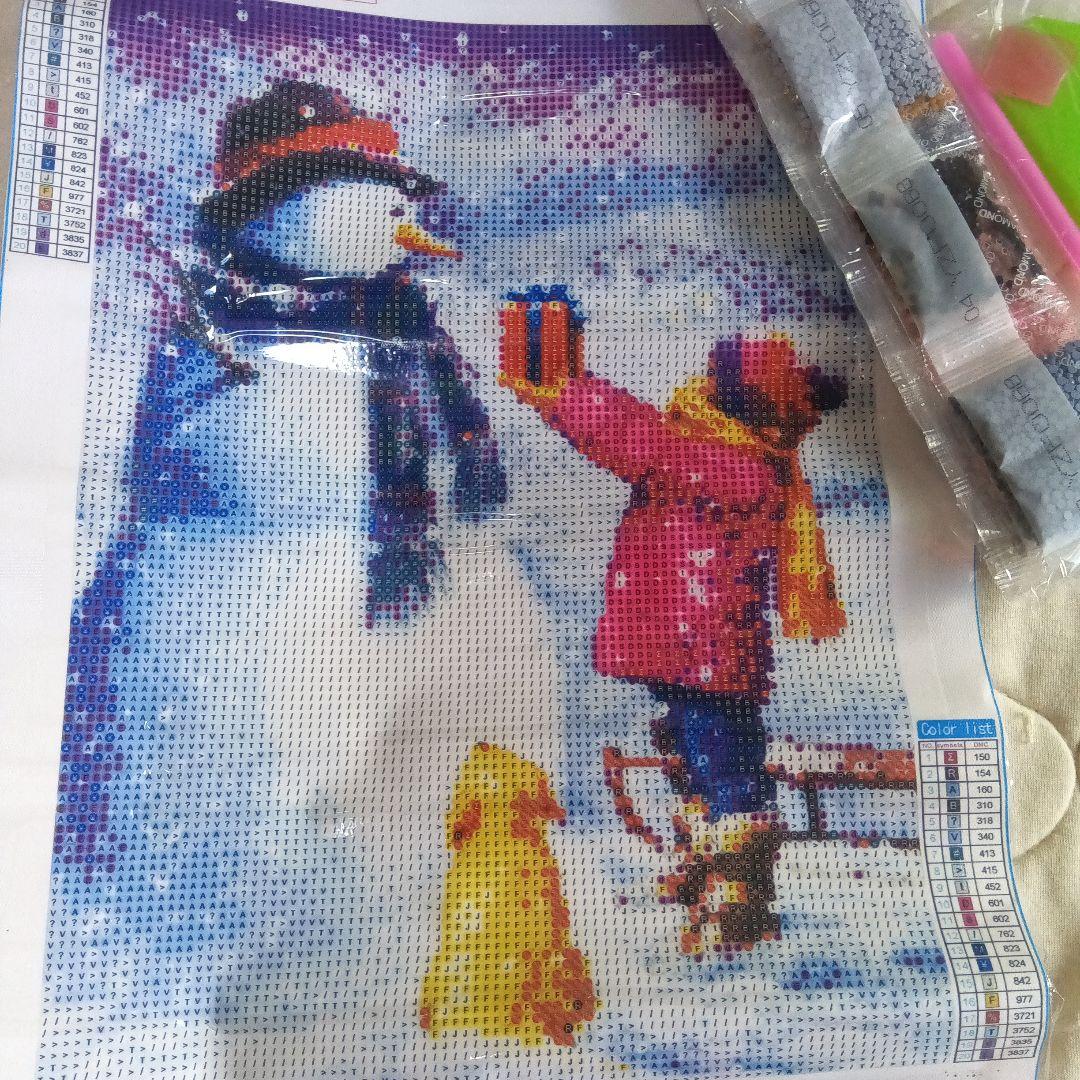 ダイヤモンドペインティングキット YZF0068 30x40 cm ラウンド - メルカリ