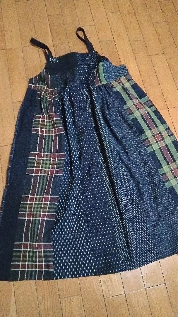 古布サロペットジャンバースカート　ニョチです他の方は、購入お控え下さいませ