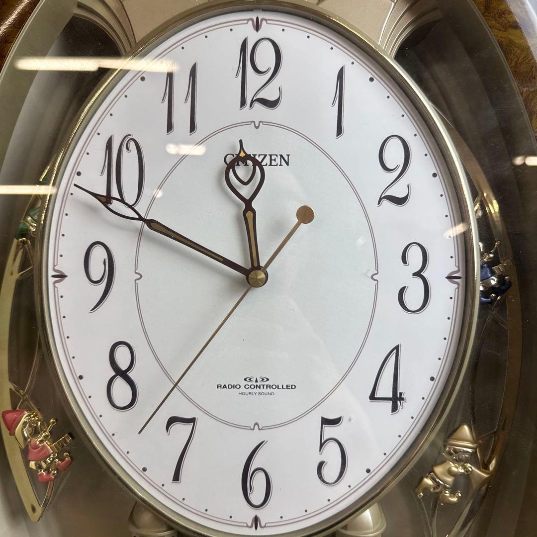 からくり電波時計 ロディ パルミューズクイーンダムDX 稼動品