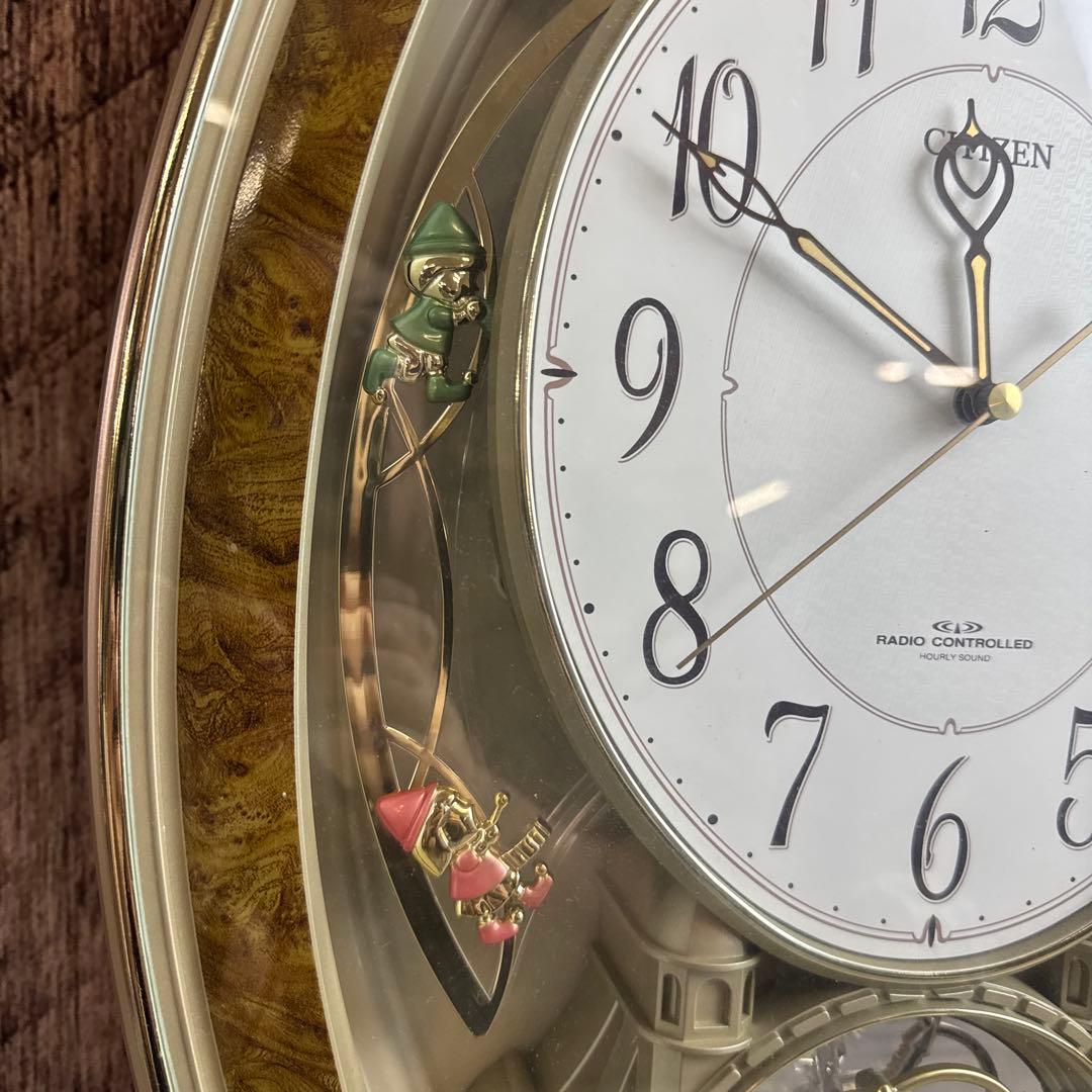 からくり電波時計 ロディ パルミューズクイーンダムDX 稼動品