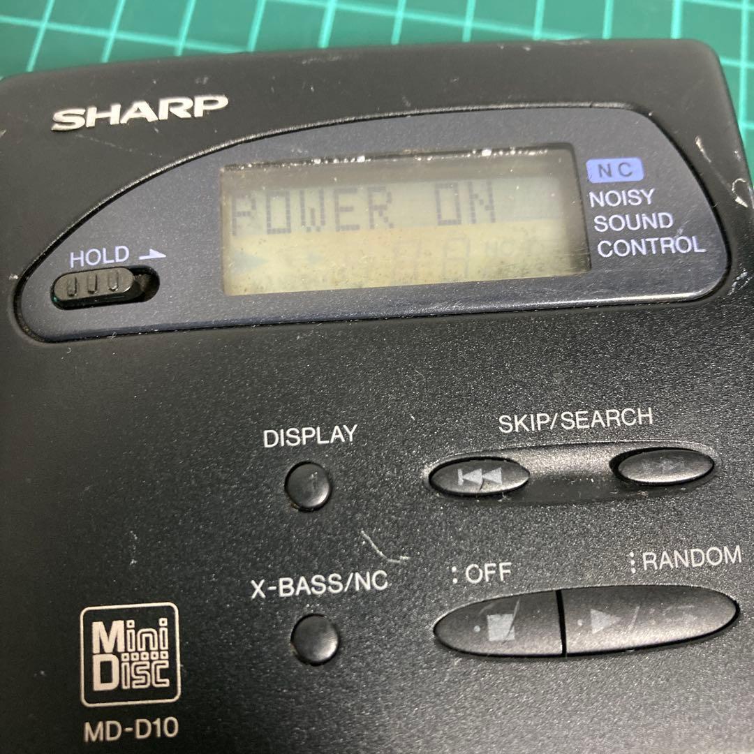 SHARP ポータブルMDプレーヤー ジャンク - メルカリ