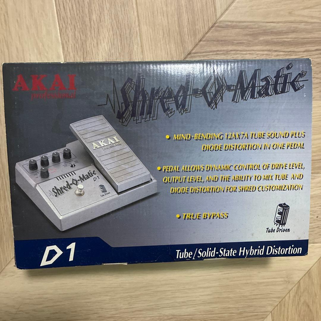超珍品　真空管エフェクターAKAI Shred-O-Matic D1 箱&取説付