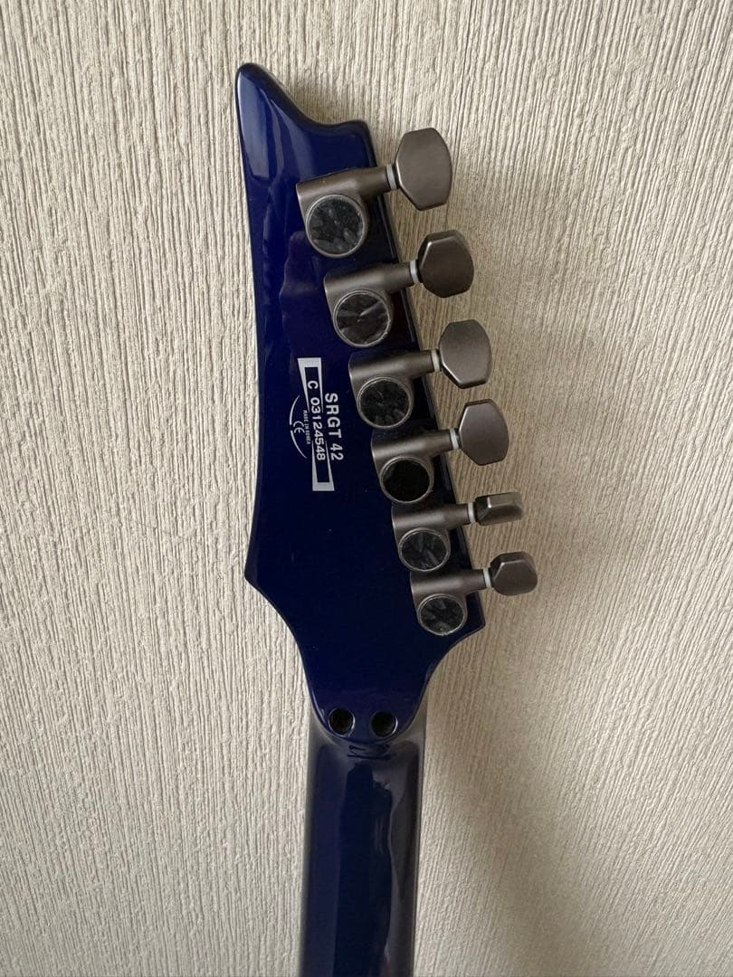 Ibanez エレキギター ダークブルー ストラップ付き 極美品・動作確認