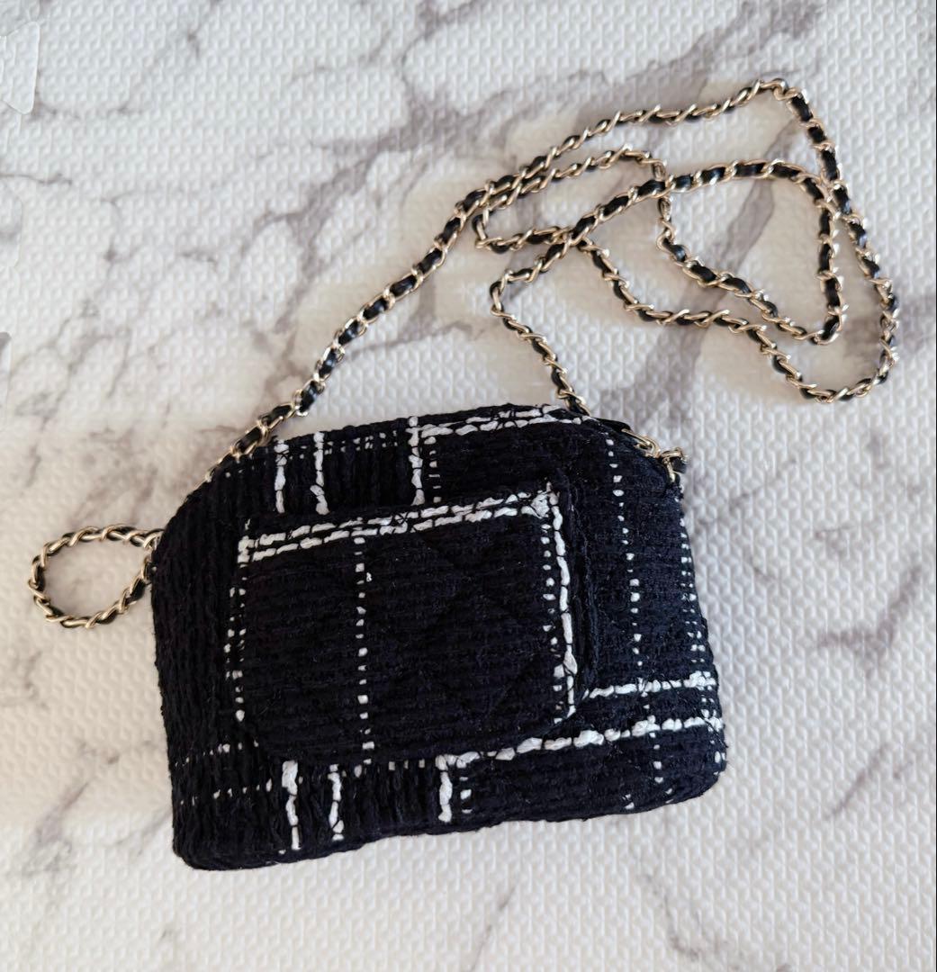 CHANEL ツイード ショルダーバッグ　ノベルティ
