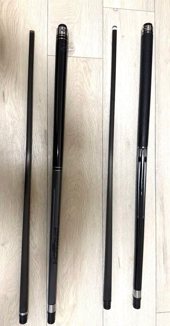 キューテック CUETEC 各種キュー, ケースなど一式（シナジーシャフト装備）