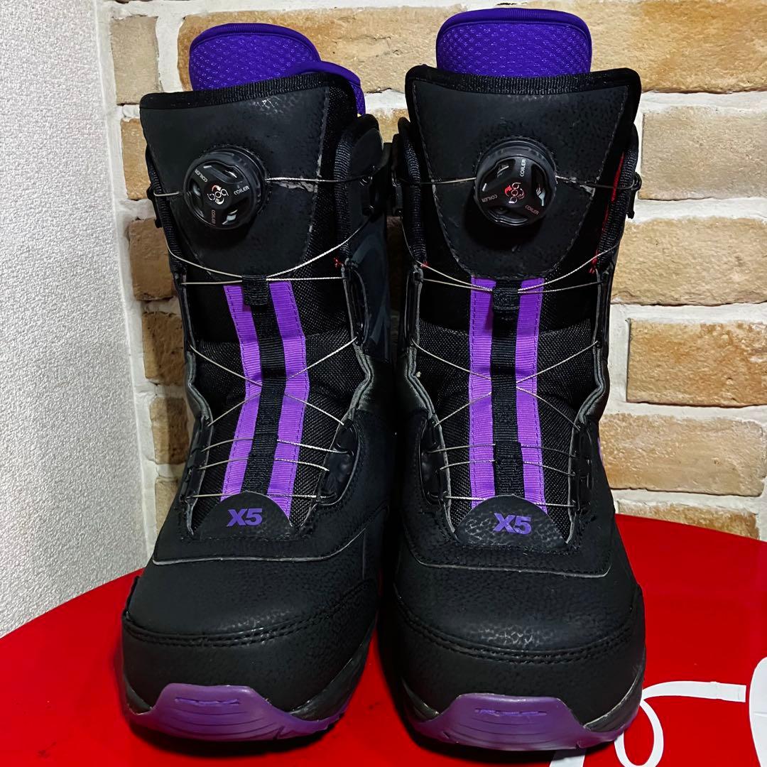 s*e様 1日使用・極美❣️X5 CROSS FIVE スノボブーツ　PX-BO