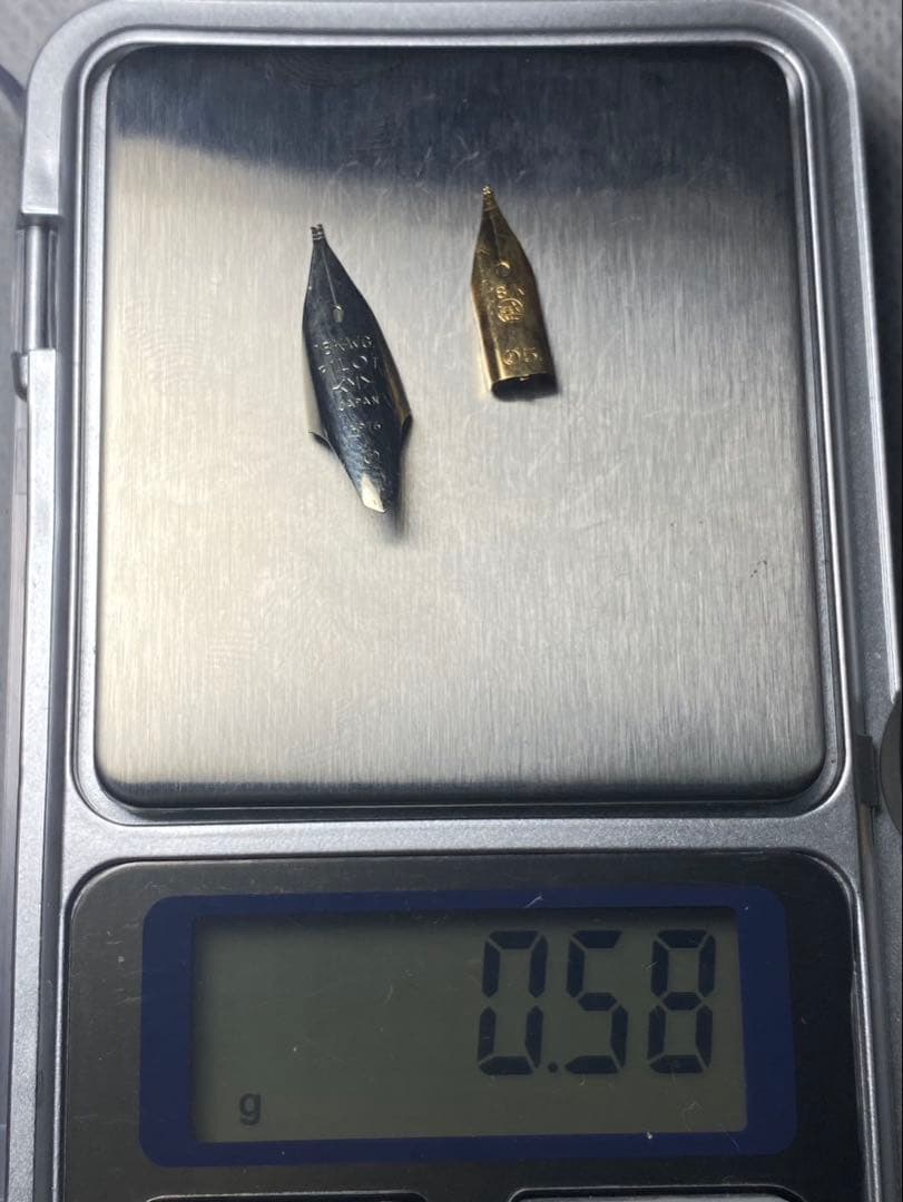 No.116 金無垢18K 0.58g 14k 1.05g 金 24K 純金