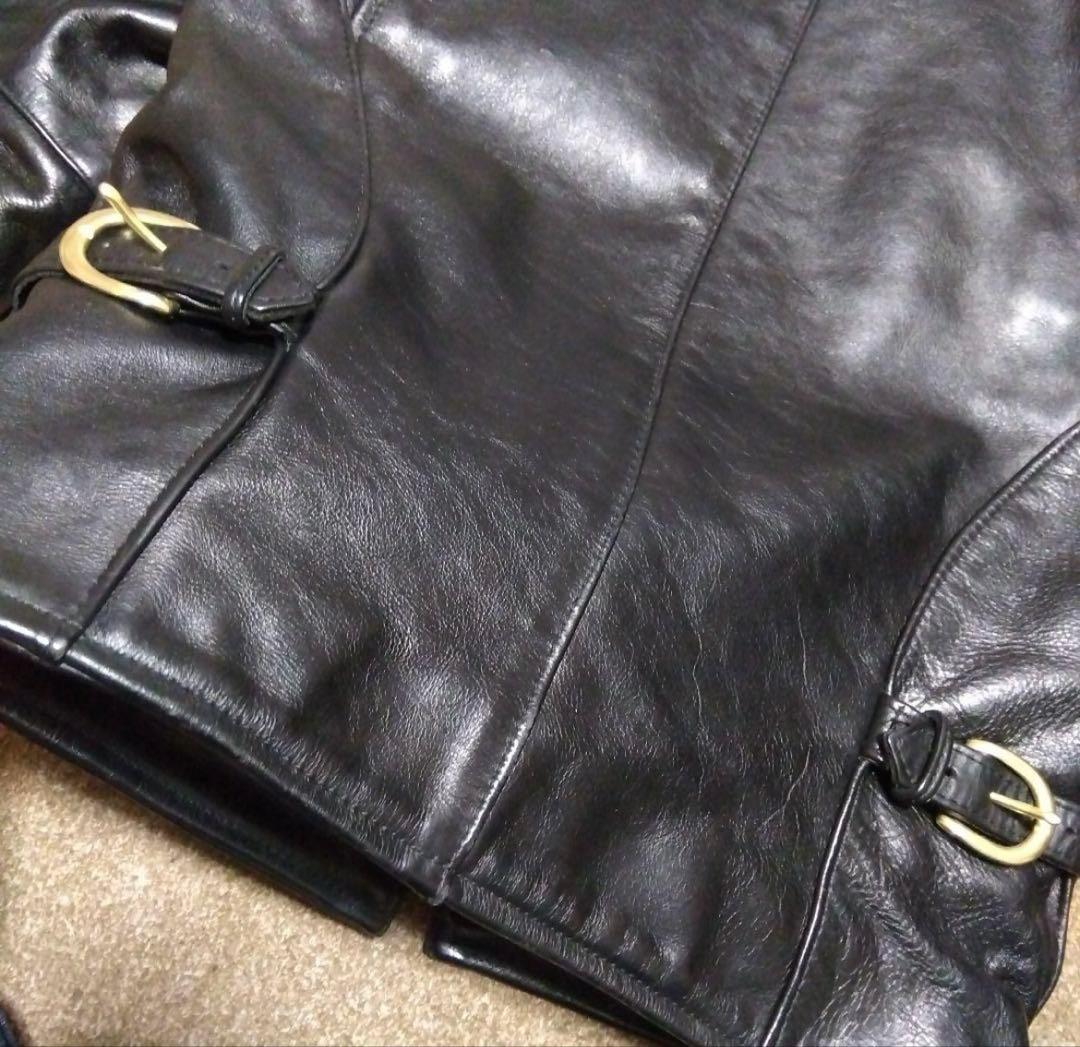 ラ*ズ様 ライナー付き VANSON B ライダースジャケット36inch アメ