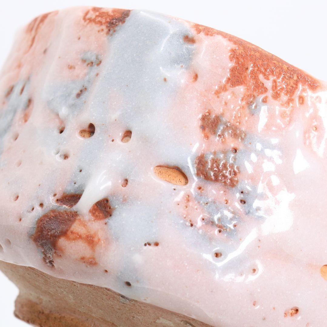 人間国宝 荒川豊蔵作 紅志野茶碗 裏千家十五代 鵬雲斎書付 IC970