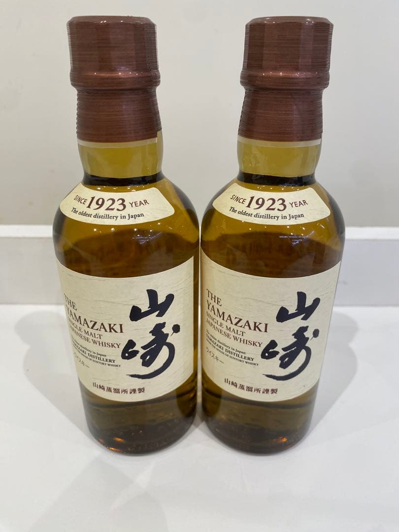 山崎・白州 シングルモルトウイスキー 180ml 2✕2本セッ