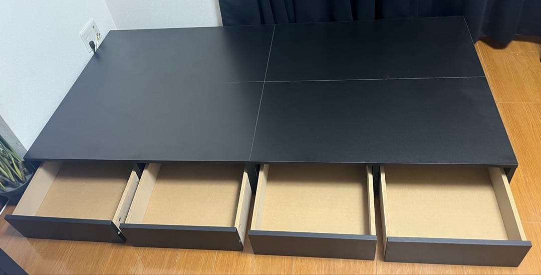 未使用 ベッドフレーム ブラック 小上がり