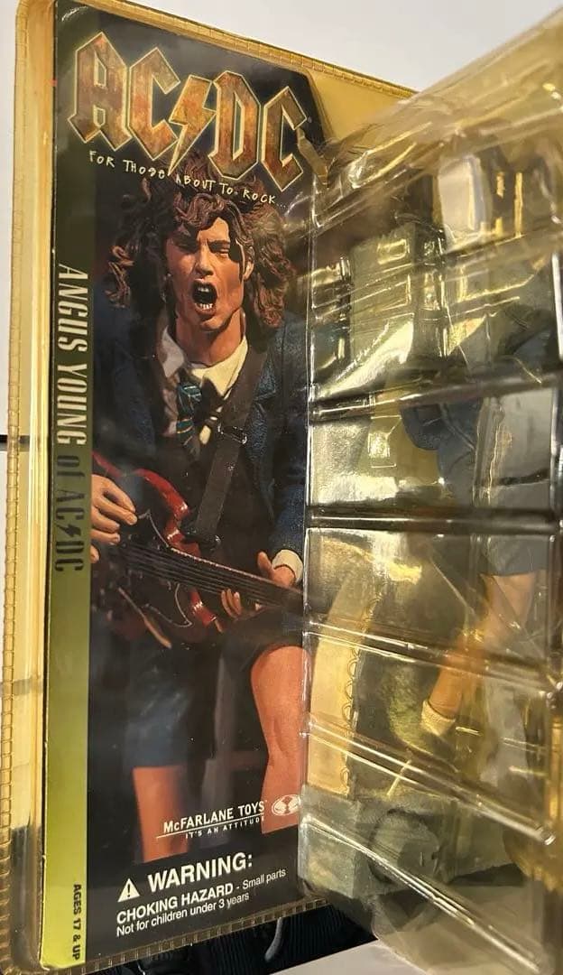 未開封 AC/DC アンガス•ヤング フィギュア　マクファーレン　 ‘2001