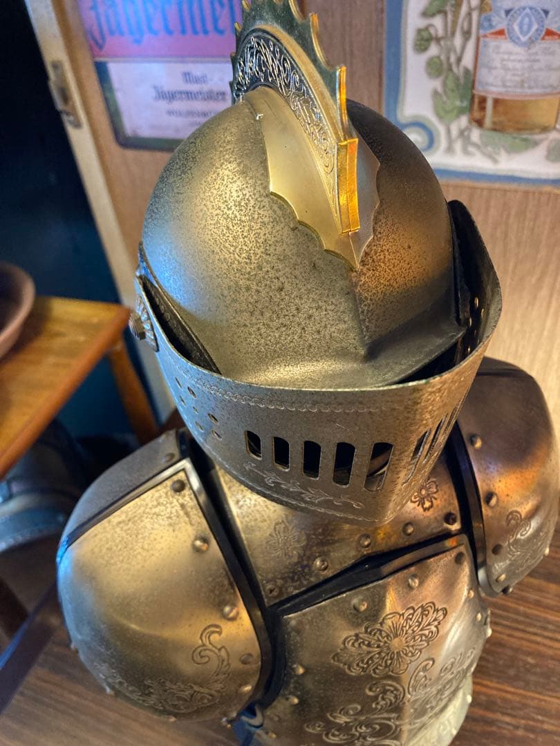 ニッカ ヴィンテージ 鎧 兜 甲冑 騎士 アンティーク 置物 昭和 レトロ 雑貨