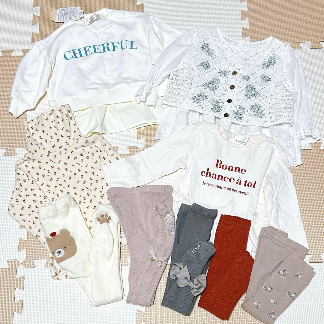 【ひなた】女の子 子供服 まとめ売り 43点 90cm 95cm