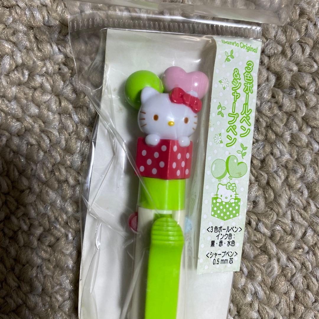 サンリオ50周年記念 キティ 3色ボールペン＋シャーペン 未開封