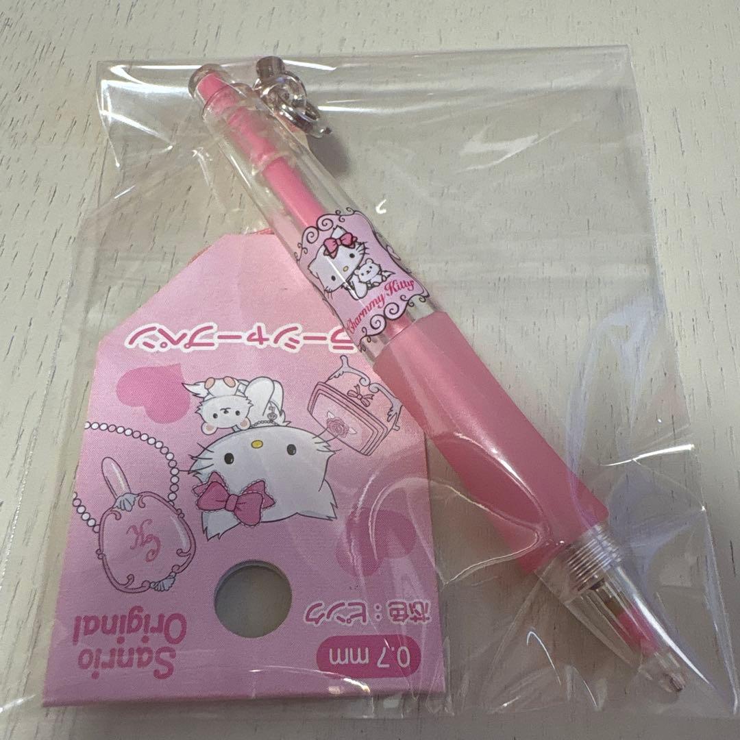ハローキティ ラメ入りシャープペンシル1999年昭和平成レトロチャーミ