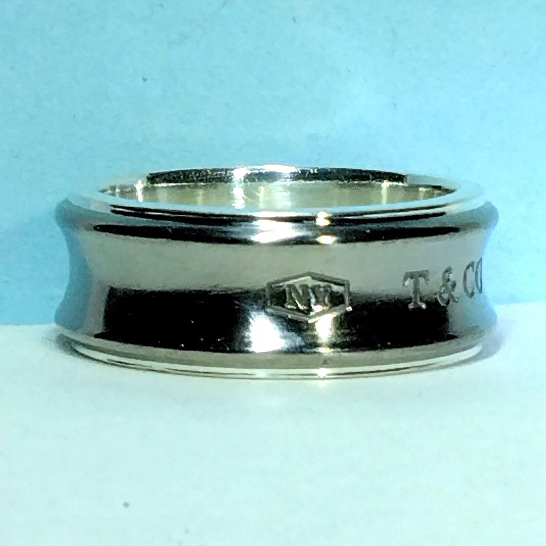 ティファニーシルバー＆チタン ナローリング　15.5号　新品仕上げ