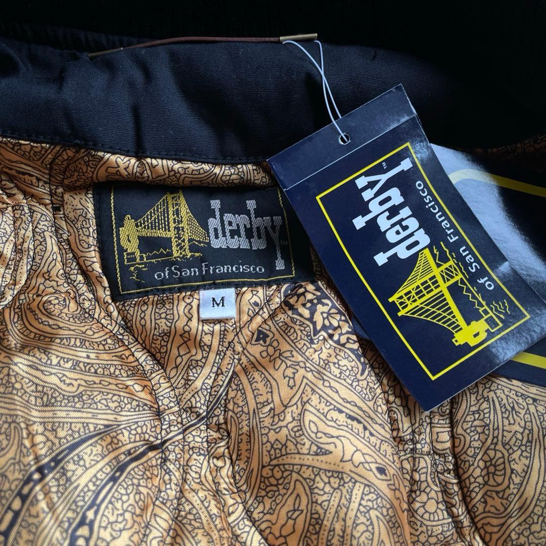 新品】M 黒金 ダービーオブサンフランシスコ ダービージャケット 木村拓哉