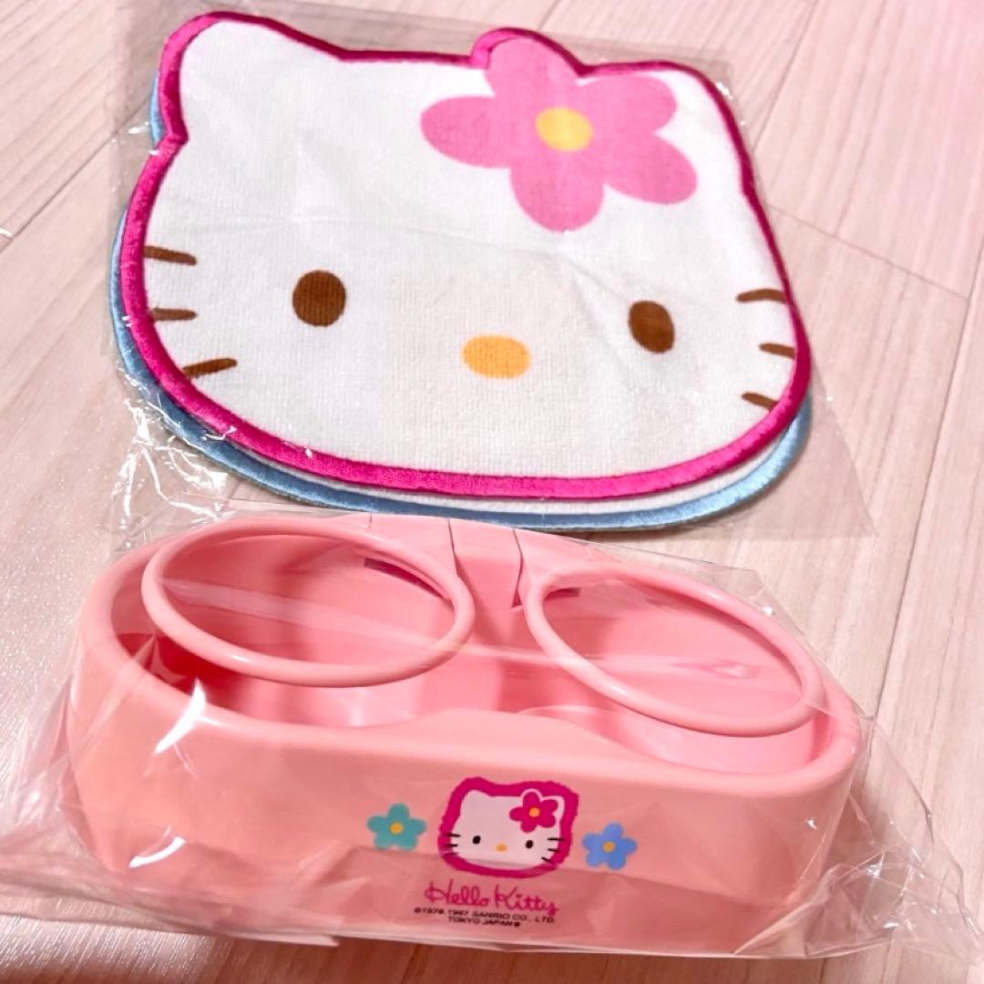 レア！当時物 サンリオ キティ カオハナ まとめ売り 千鳥柄 平成レトロ