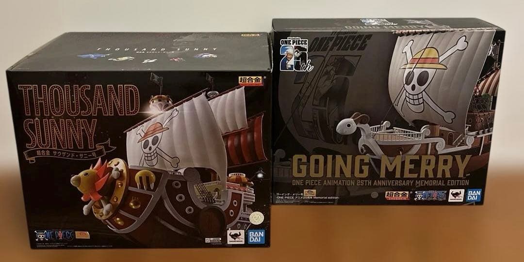 工*也様 【訳あり】ワンピース 超合金サニー号　メリー号　セット ワンピース メリー号＆サニー号