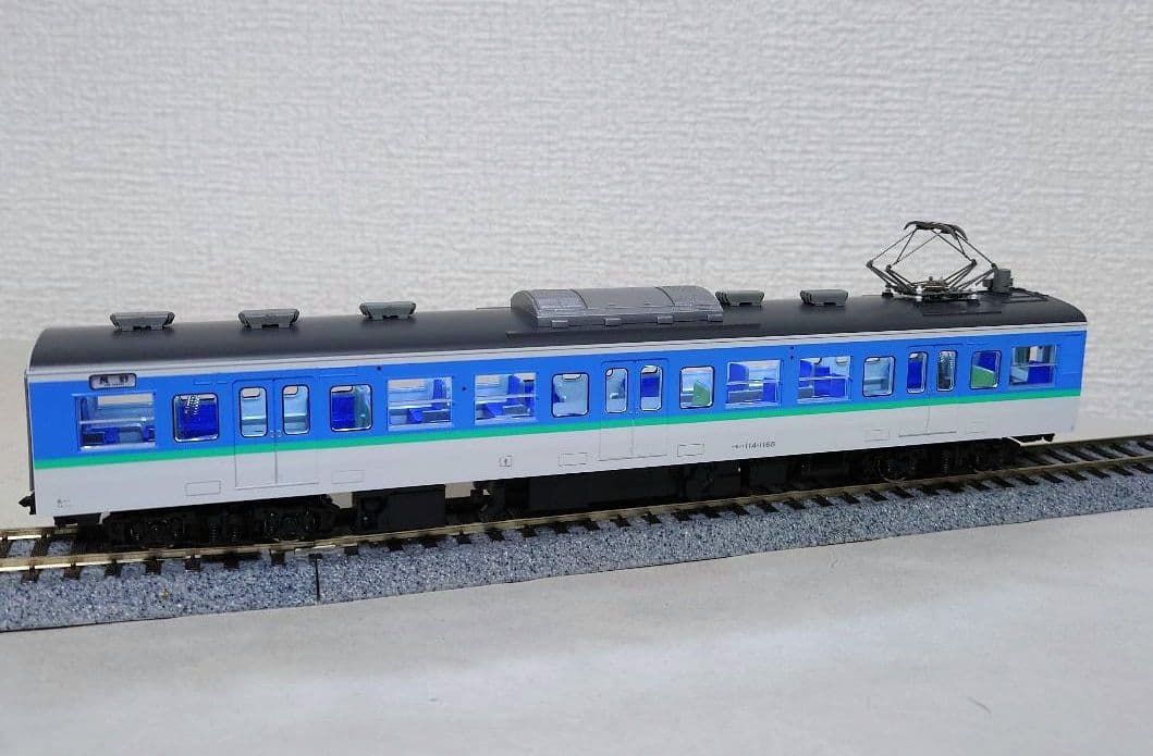 トミックスHO JR115系1000番代（長野色・N編成・リニューアル車）加工品