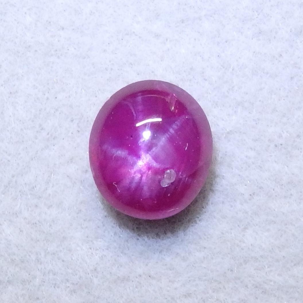 スタールビー 0.939ct ソーティング宝石ルース Z0558 色石コランダム