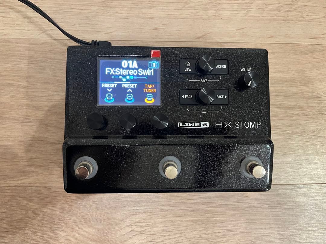 LINE 6 HX STOMP 外部フットスイッチ ケーブル付き