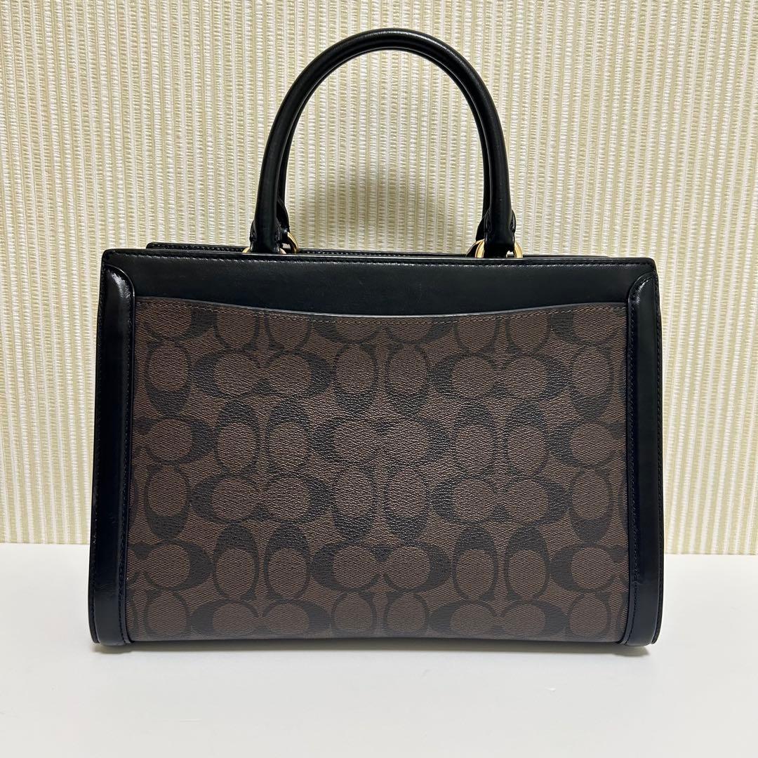 COACH シグネチャー 2WAY ハンドバッグ