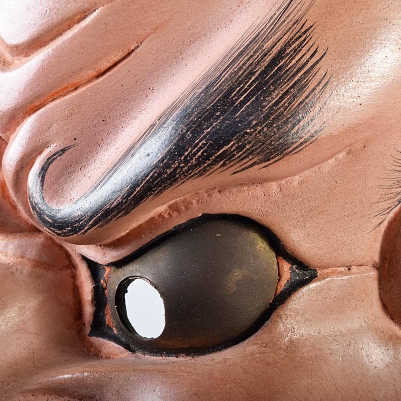 能面 能楽 雅楽 木彫 小べし見 時代箱付 M R8711