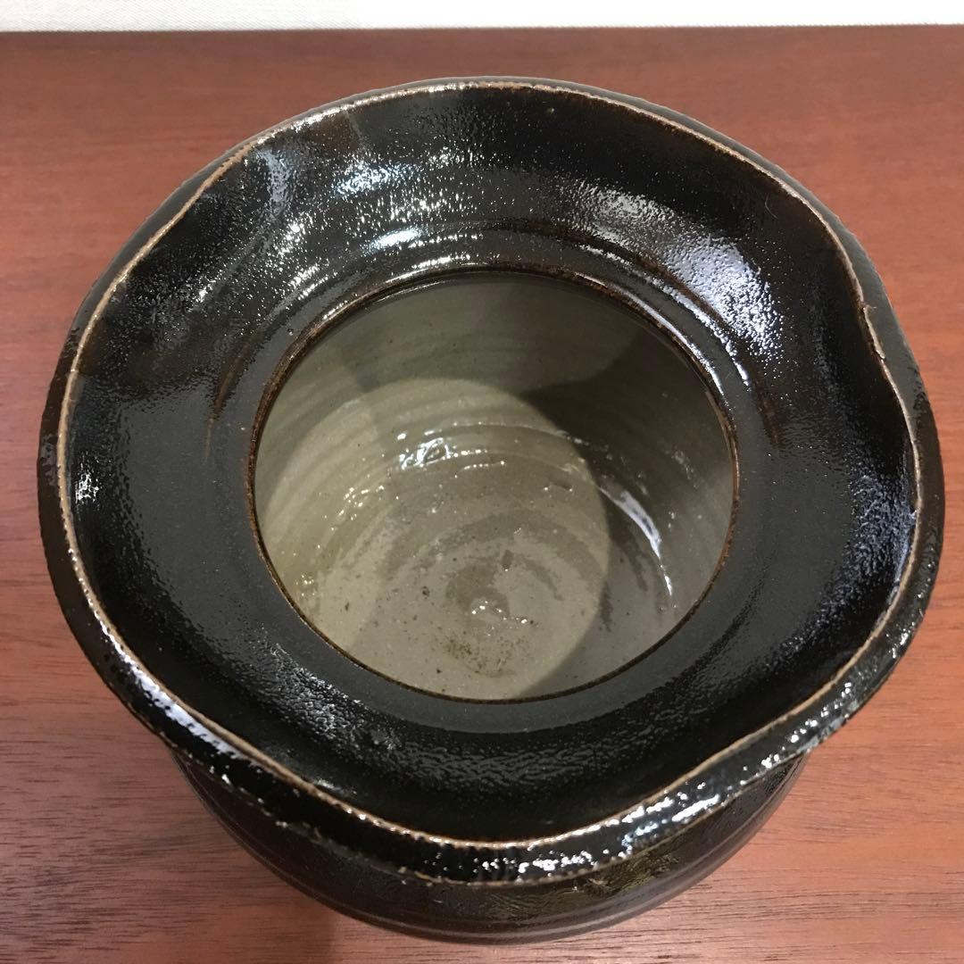 煎茶 茶道具 丹波焼 立杭焼 市野伊作 水指 水差