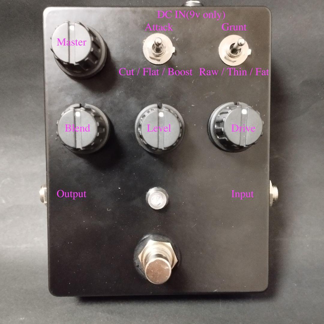 あ さま専用】【ハンドメイドエフェクター】B3k風ベースドライブペダル