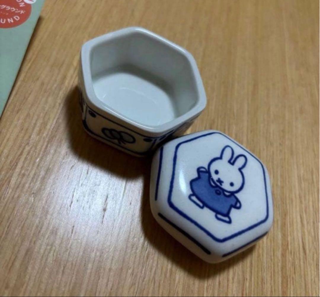  DELFT ミッフィー 六角形容器　オランダパビリオン　大阪万博