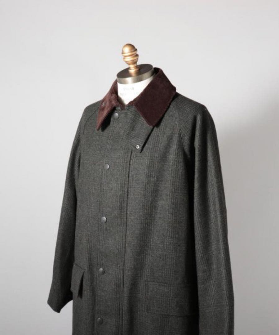 坂口健太郎着用　Barbour OVERSIZED BURGHLEY ウール