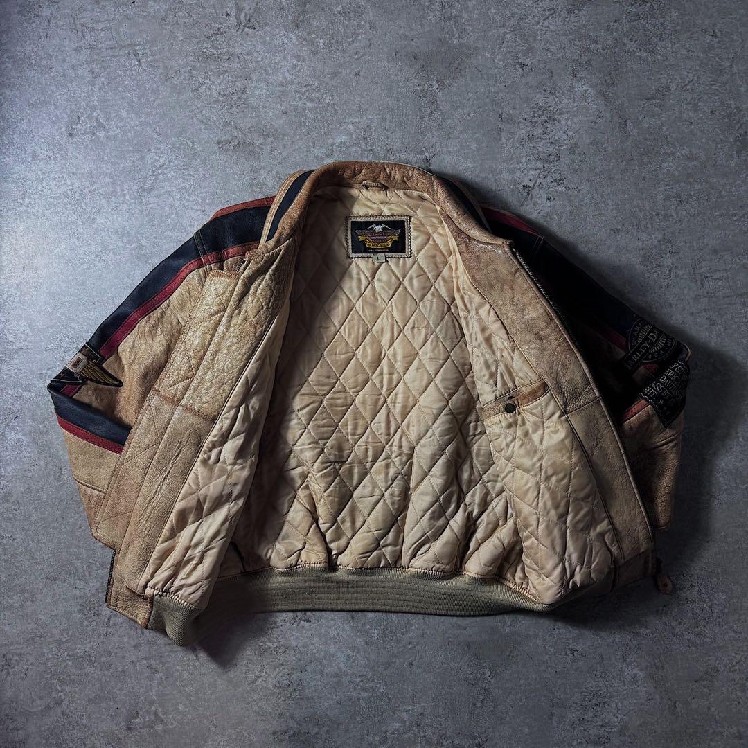 90s ハーレーダビッドソン フライトレザージャケット A-2 G-1 - メルカリ