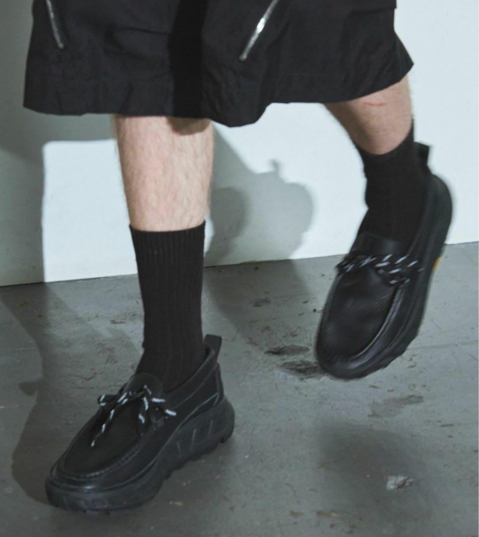 VIBRAM×OPENING ACT ボリュームリアルレザーモカシンスニーカー