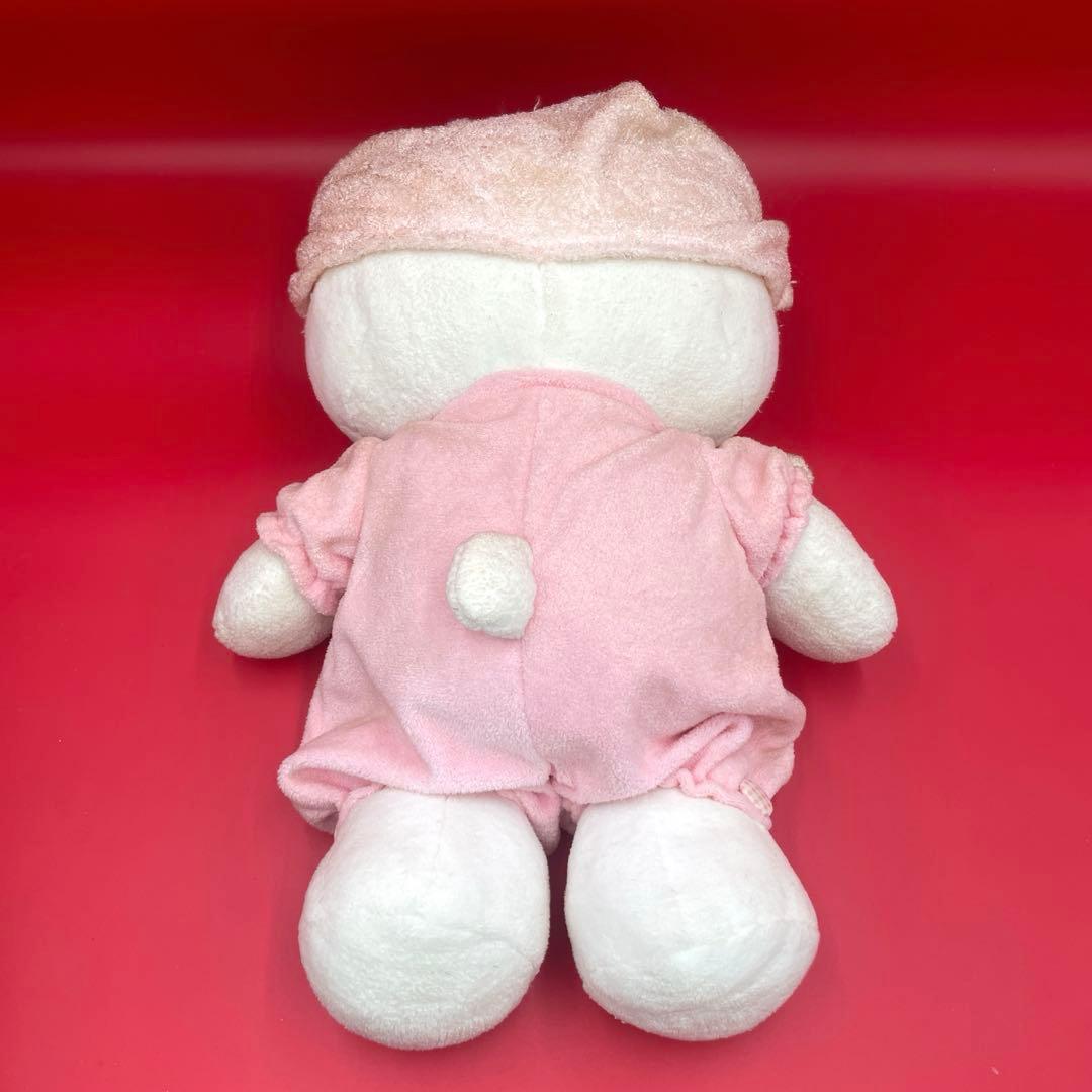 希少　激レア　2002製　ハローキティ　おやすみドール　くま　ぬいぐるみ　レトロ