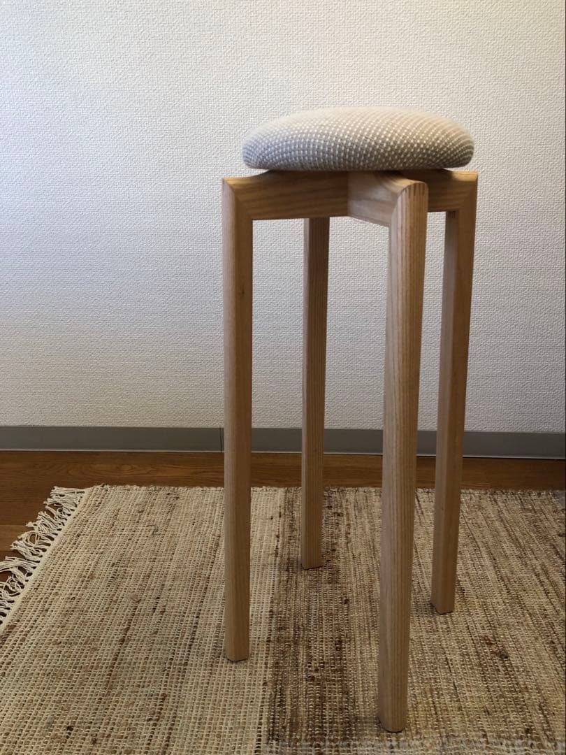 匠工芸 マッシュルームスツール　L 別注生地