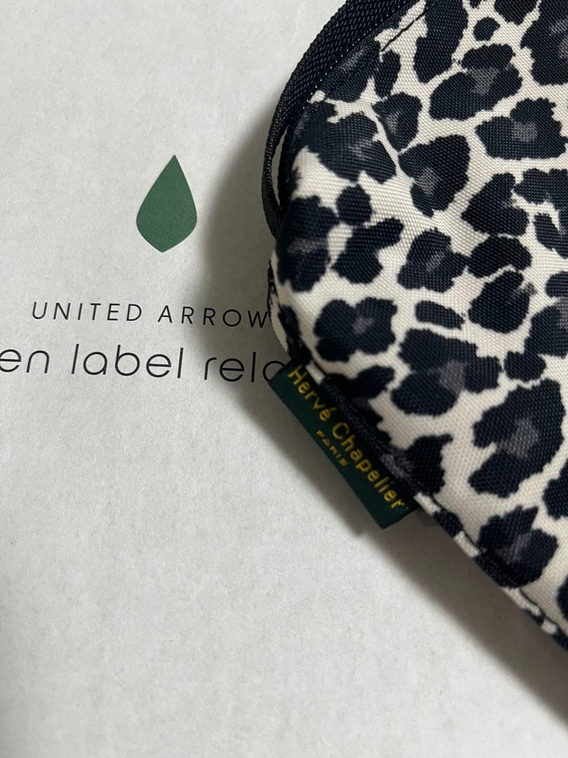 新品・未着用・タグ付き★エルベシャプリエ グリーンレーベル別注 ビッグポシェット