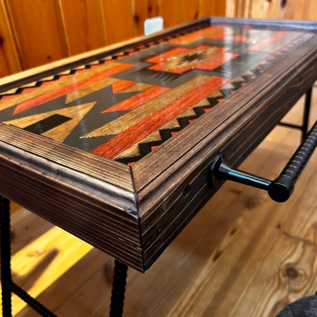 No.10 ソロテーブル ハンガー付 ディスプレイ棚 オルテガテーブル