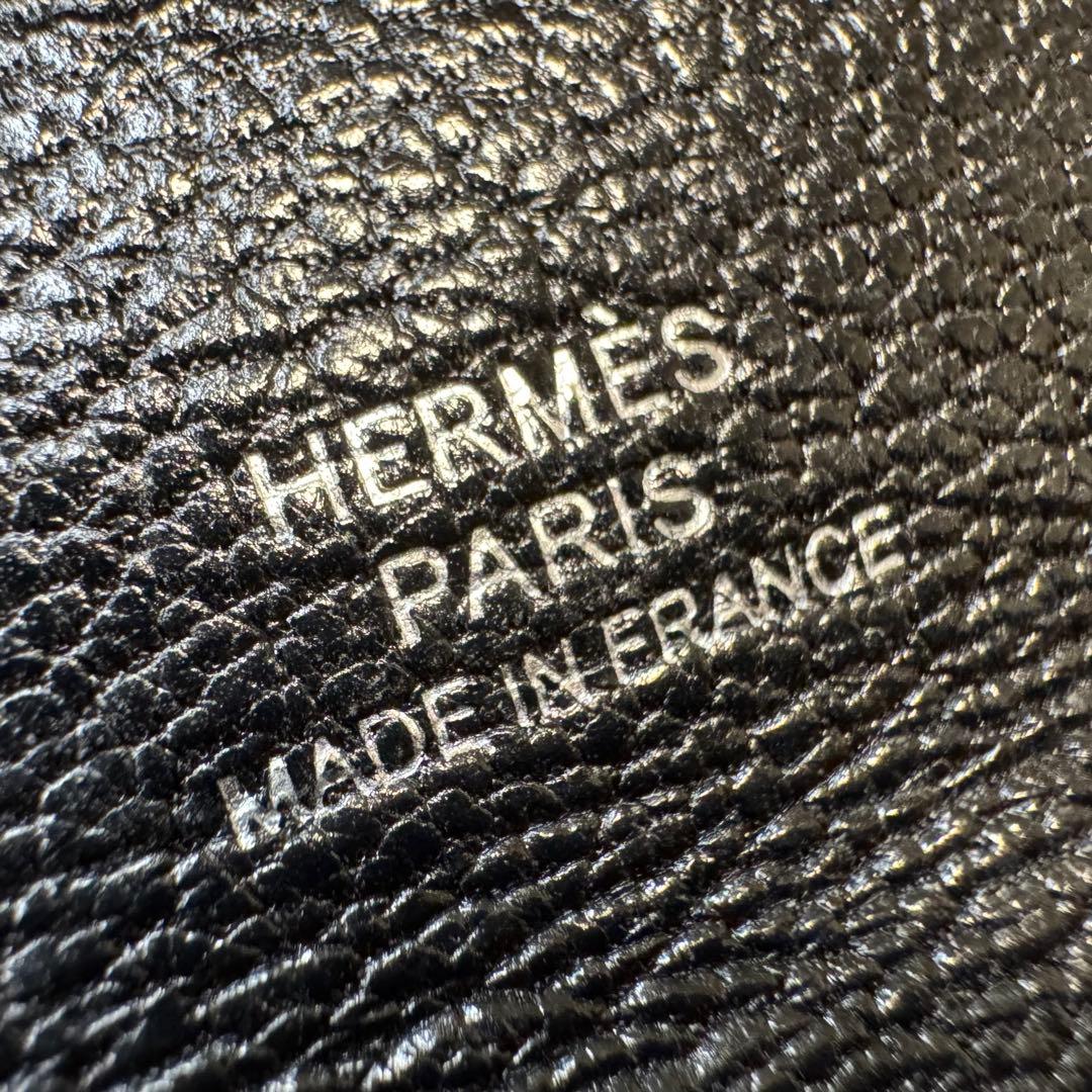 HERMES エルメス バスティア ケース ブラック