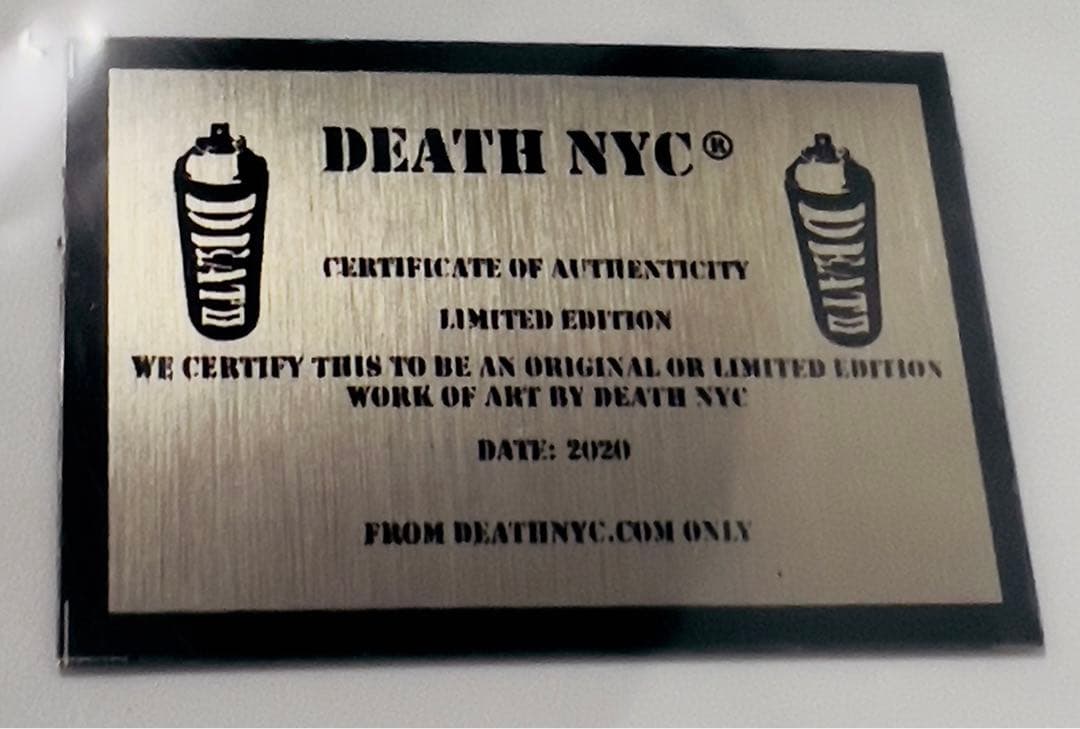 DEATH NYC キャンバスボードタイプ 【エディション希少作品】