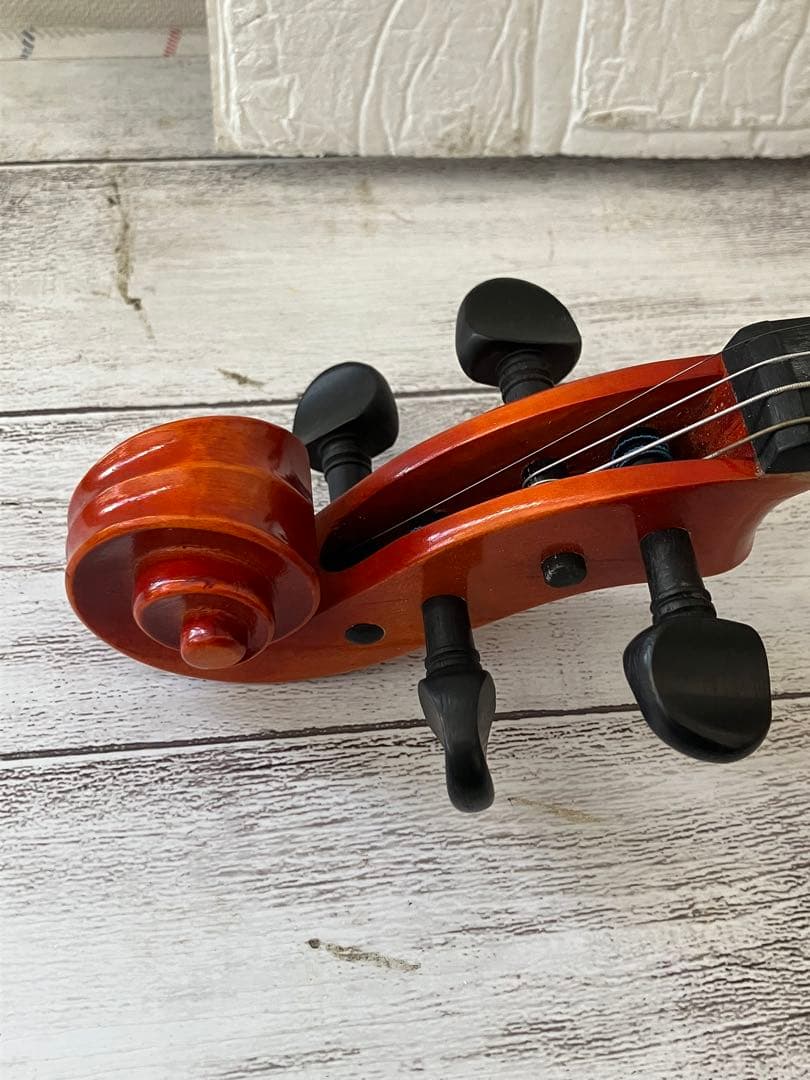 木製オレンジバイオリン 4弦